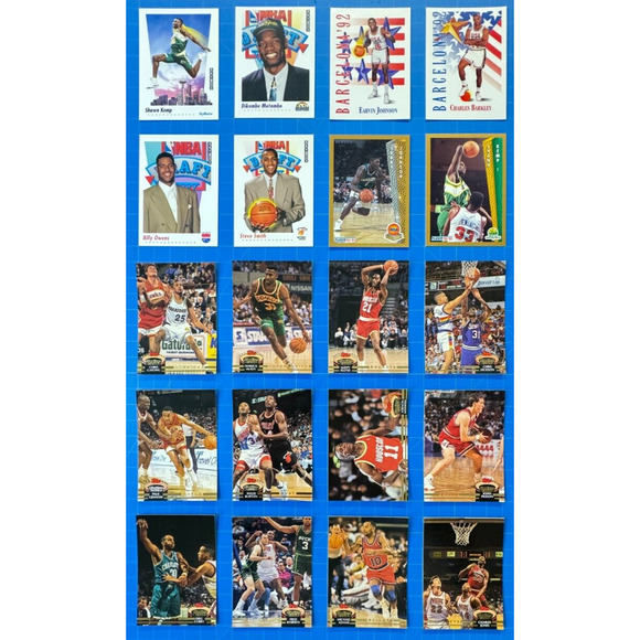 Misc Lot of 40 Basketball Cards - Stadium Club, Fleer, Topps, Skybox, Barcelona - Picture 3 of 3